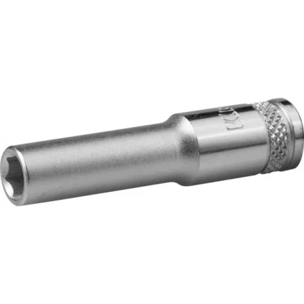 Торцовая головка KRAFTOOL "INDUSTRIE QUALITAT", удлиненная, Cr-V, FLANK, хромосатинированная, 1/4", 6 мм 27817-06_z01 купить в Тюмени