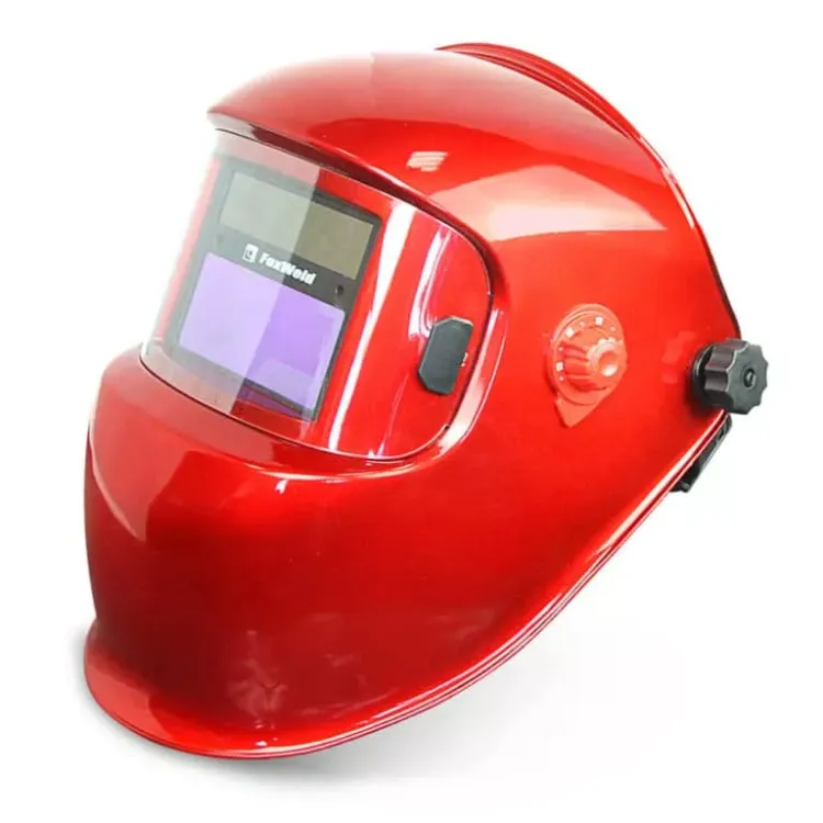 Маска сварщика Корунд-5 красная без коробки ф-р 2100V FoxWeld купить в Тюмени