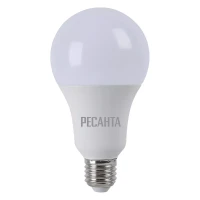 Лампа светодиодная РЕСАНТА LL-R-A80-20W-230-3K-E27 76/1/21