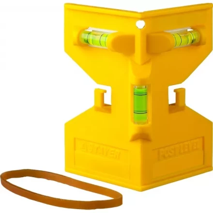 Уровень-угольник STAYER "MASTER" "POSTLevel" пластмассовый с магнитом, 3 ампулы 3456_z01 купить в Тюмени