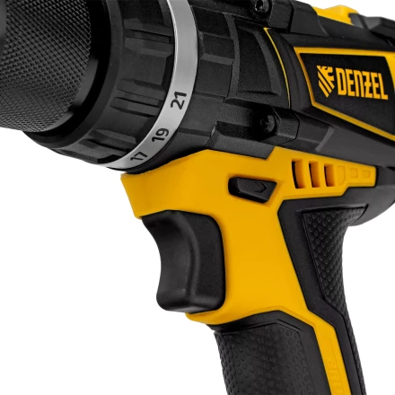 Дрель-шуруповерт аккумуляторная ударная бесщет Denzel CIDB-IB-18-02 26130, Li-Ion, 18 В, 2 акк. купить в Тюмени