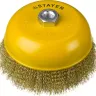 STAYER "PROFESSIONAL". Щетка чашечная для УШМ, витая стальная латунированная проволока 0,3мм, 150ммхМ14 35125-150 купить в Тюмени