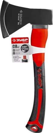 Топор ЗУБР &quot;МАСТЕР&quot; кованый с двухкомпонентной стеклопластиковой рукояткой, 0,8кг 2061-08 купить в Тюмени