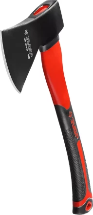 Топор ЗУБР &quot;МАСТЕР&quot; кованый с двухкомпонентной стеклопластиковой рукояткой, 0,8кг 2061-08 купить в Тюмени