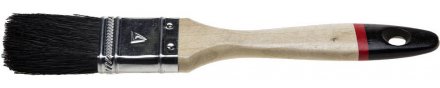 Кисть плоская STAYER &quot;UNIVERSAL-EURO&quot;, чёрная натуральная щетина, деревянная ручка, 20мм 01022-020 купить в Тюмени