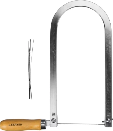 Лобзик STAYER &quot;MASTER&quot;, деревянная ручка, 130х250мм без полотен 1530-25_z01 купить в Тюмени