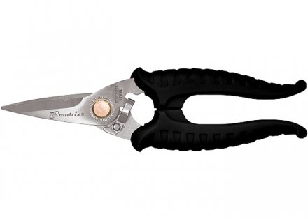 Ножницы универсальные 183 мм техотверстие 4 мм для кабеля MATRIX MASTER 78305 купить в Тюмени