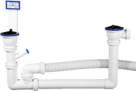 Колбовые сифоны для двухместной мойки серия МАСТЕР купить в Тюмени