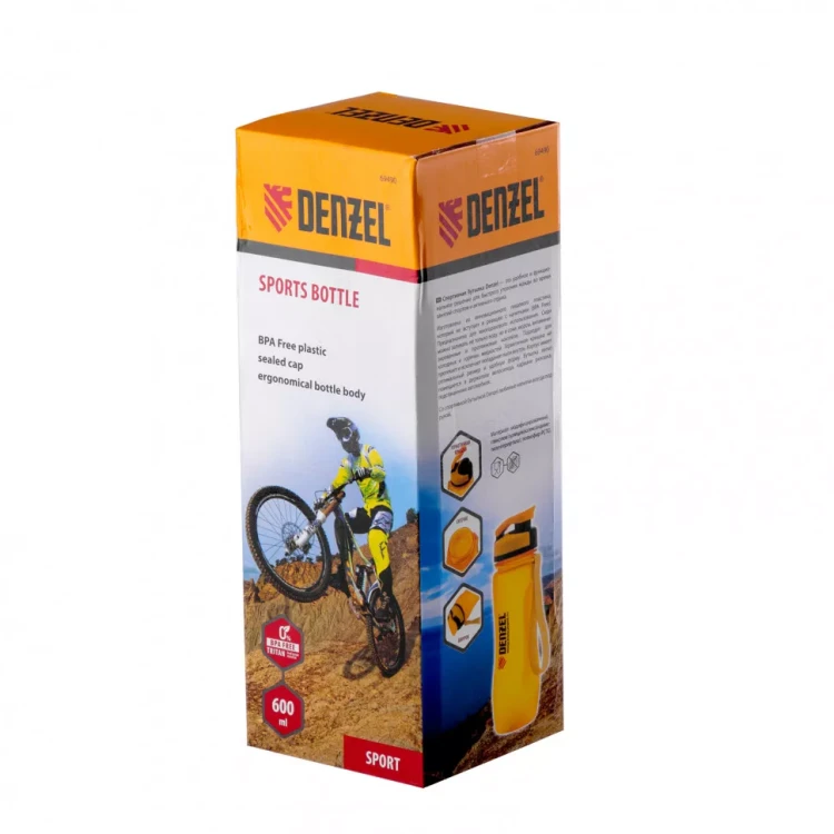 Бутылка спортивная 600 мл Denzel 69490 купить в Тюмени