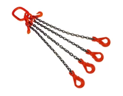 Строп цепной TOR 4СЦ г/п 31,5 т 5,0 м с укорачивающими и самозакрывающимися крюками 1016970