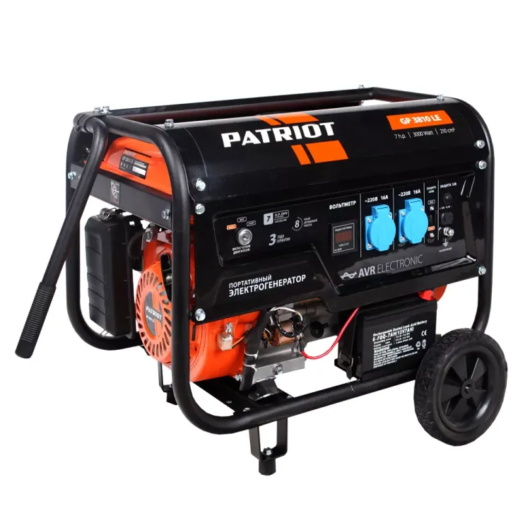 Генератор бензиновый PATRIOT GP 3810 LE купить в Тюмени