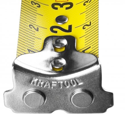 Рулетка KRAFTOOL GRAND, обрезиненный пластиковый корпус, 8м/25мм 34022-08-25 купить в Тюмени