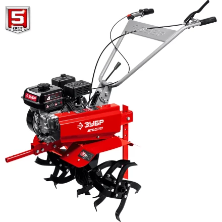 ЗУБР увеличенные колеса, 7 л.с., мотоблок с понижающей передачей (МТБ-400 У) купить в Тюмени