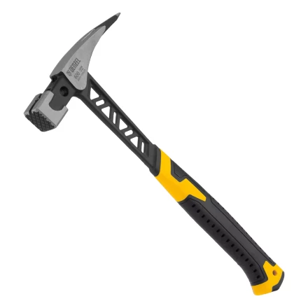 Молоток кровельщика 600 г, цельнокованый, боек с магнитом, двухкомп. обрезин. рук-ка Denzel 10623 купить в Тюмени