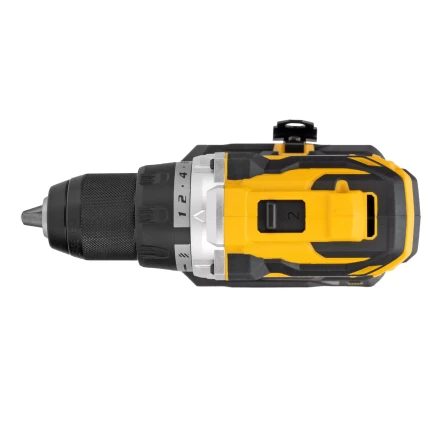 Дрель-шуруповерт аккумуляторная Denzel  BLDL-18-0 26140, бесщет.2 Li-Ion, 18 В купить в Тюмени