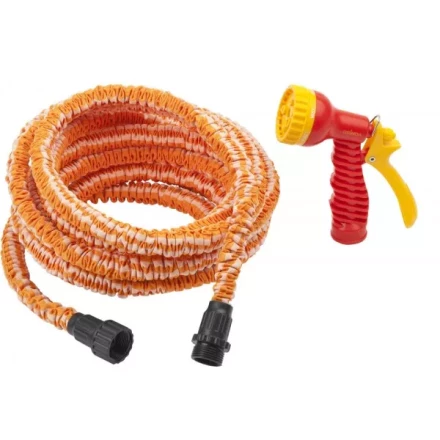 Набор поливочный GRINDA: удлиняющийся шланг 15м, пистолет-распылитель 7-ми позиционный 428496-15 купить в Тюмени