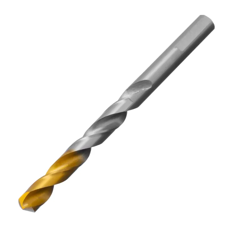 Сверло спиральное по металлу Denzel 8,5 x 117 мм, Р6М5, Golden Tip, 718240 купить в Тюмени