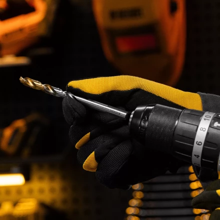 Сверло спиральное по металлу Denzel 8,5 x 117 мм, Р6М5, Golden Tip, 718240 купить в Тюмени