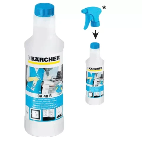 Средство чистящее KARCHERC A40R, для стекол, 0,5 л, БЕЗ РАСПЫЛИТЕЛЯ купить в Тюмени