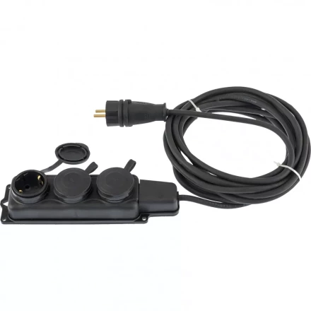 Удлинитель электрический силовой 10 м 3 х 1,5 мм 16 А тип УХЗ-16 Россия Denzel 96025 купить в Тюмени