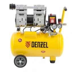 Компрессор безмаслянный Denzel DLS950/24 малошумный 58026