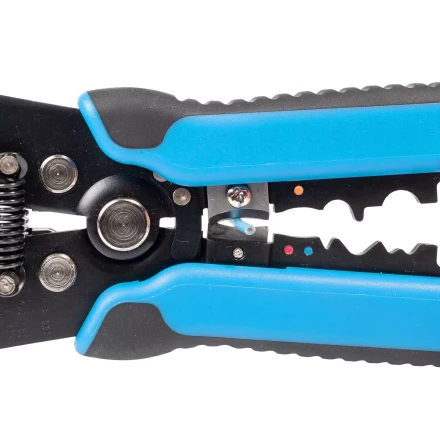 Автоматический многофункциональный стриппер КВТ WS-17 для снятия изоляции с проводов 0.05–10 мм(84418) купить в Тюмени