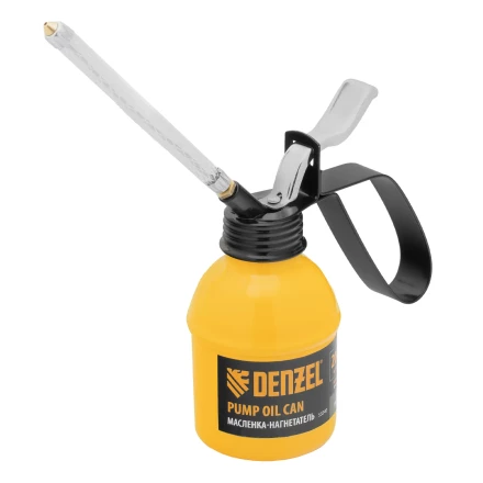 Масленка-нагнетатель, металлический корпус, 0,2 л, гибкий наконечник// Denzel 53240 купить в Тюмени