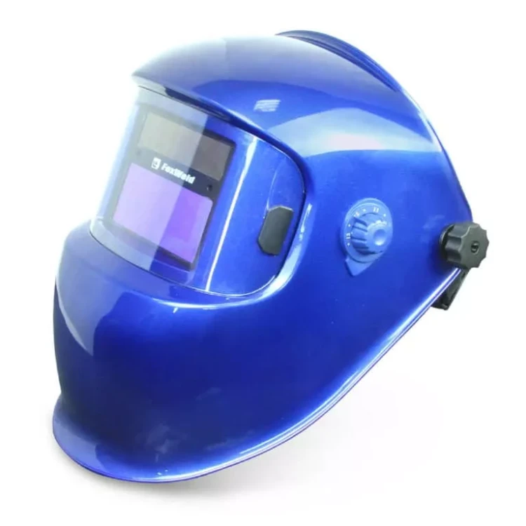 Маска сварщика Корунд-5 синяя без коробки ф-р 2100V FoxWeld купить в Тюмени