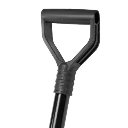 Лопата для уборки снега пластиковая, 450х325х1370 мм, стальной черенок, Palisad 61660 купить в Тюмени