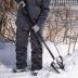 Лопата для уборки снега пластиковая, 450х325х1370 мм, стальной черенок, Palisad 61660 купить в Тюмени