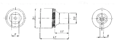 Торцевая головка 1/2&quot;DR внешний TORX Е-10 S06H410  Jonnesway 49710 купить в Тюмени