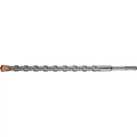 Бур ЗУБР &quot;ПРОФЕССИОНАЛ&quot; по бетону, хвостовик &quot;SDS-Plus&quot;, самоцентрирующий наконечник, спиральS4, 25х450мм 29314-450-25_z01 купить в Тюмени