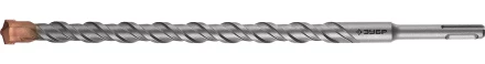 Бур ЗУБР &quot;ПРОФЕССИОНАЛ&quot; по бетону, хвостовик &quot;SDS-Plus&quot;, самоцентрирующий наконечник, спиральS4, 25х450мм 29314-450-25_z01 купить в Тюмени
