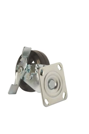 Колесо большегрузное поворотное SCdb 55 125 мм обрезиненное с тормозом (N) 1024160 купить в Тюмени