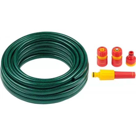 Набор поливочный GRINDA: Шланг 1/2&quot;x15 м, наконечник-распылитель, поливочная арматура 428497-1/2-15 купить в Тюмени