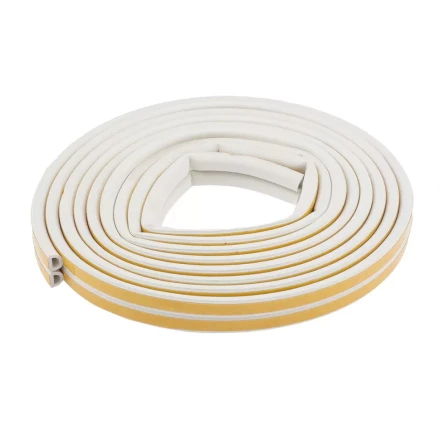 Уплотнитель 24 м профиль &quot;D&quot; белый СИБРТЕХ 93836 купить в Тюмени