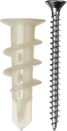 Дюбели ДРИВА для гипсокартона со сверлом пакет серия МАСТЕР купить в Тюмени