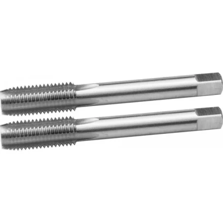 Метчики ЗУБР &quot;ЭКСПЕРТ&quot; машинно-ручные, комплектные для нарезания метрической резьбы в сквозных отверстиях, М12х1,75, 2шт 4-28007-12-1.75-H2 купить в Тюмени