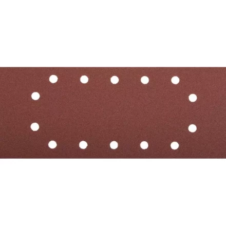 Лист шлифовальный ЗУБР &quot;МАСТЕР&quot;, 14 отверстий, для ПШМ на зажимах, Р100, 115х280мм, 5шт 35594-100 купить в Тюмени