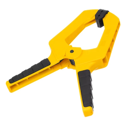 Струбцина клещеобразная Denzel, усиленная 100 х 80 мм, двухкомпонентные рукоятки, 20798 купить в Тюмени