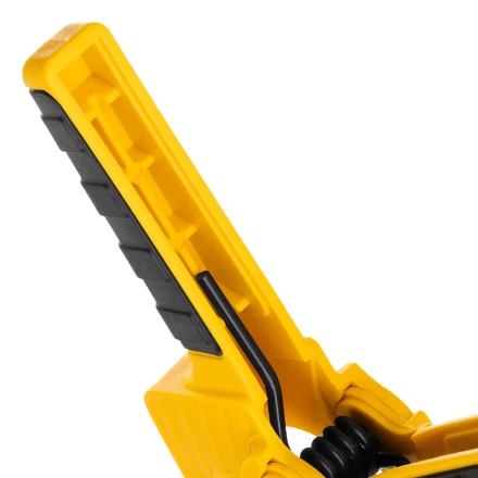 Струбцина клещеобразная Denzel, усиленная 100 х 80 мм, двухкомпонентные рукоятки, 20798 купить в Тюмени