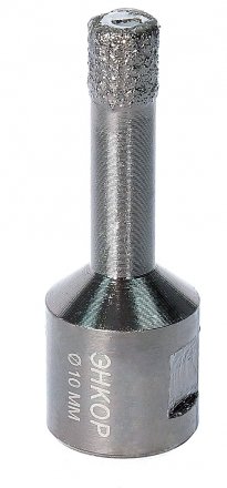 Коронка алмазная по керамограниту D 10 мм для УШМ сух. рез Энкор 48302 купить в Тюмени