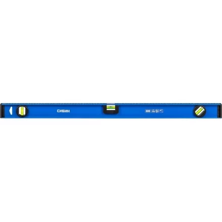 Уровень СИБИН двутавровый, 3 ампулы, измерительная линейка, 80см 34607-080 купить в Тюмени