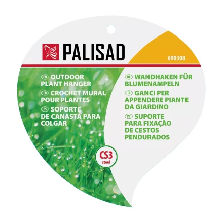 Кронштейн для крепления подвесных корзин, настенный Palisad 690308 купить в Тюмени