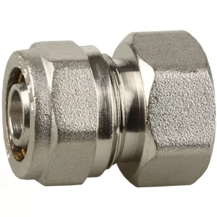 Соединитель ЗУБР с внутренней резьбой, цанга-гайка, 1/2&quot;х16х2,0 мм, никель 51402-16-1/2 купить в Тюмени