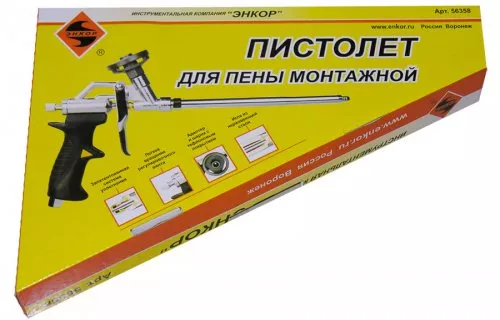 Пистолет для пены монтажной Энкор 56358 56358 купить в Тюмени