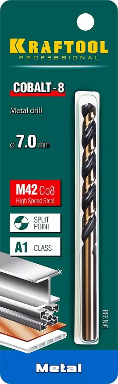 Сверла по металлу HSS-Co 29656-7 купить в Тюмени