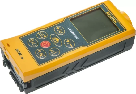 Дальномер лазерный LASER-KRAFT, дальность 5см - 70м, точность 1,5мм, KRAFTOOL 34760 34760_z01 купить в Тюмени