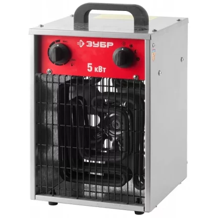 Пушка ЗУБР &quot;ЭКСПЕРТ&quot; тепловая, электрическая, 380В, 5 кВт ЗТПЭ-5.0-Ф купить в Тюмени