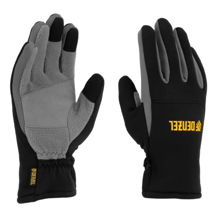 Перчатки универсальные, искусственный мех, работа с сенсорным экраном, размер 9// Denzel 68087 купить в Тюмени